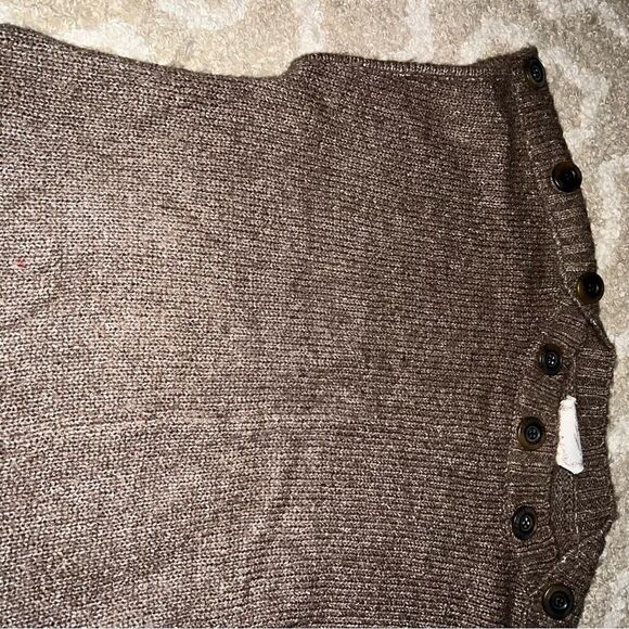 Kenji size S Brown Button-Detail Women's shirt - Picture 1 of 6